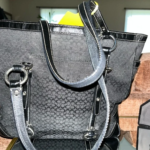 Black Coach Women's Tote Bag - Picture 4 of 10